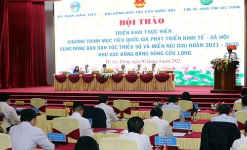 Hội thảo phát triển kinh tế - xã hội vùng đồng bào dân tộc thiểu số và miền núi giai đoạn 2021-2025 khu vực Đồng bằng sông Cửu Long