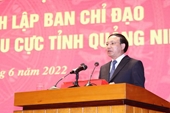 Thành lập Ban Chỉ đạo Phòng chống tham nhũng, tiêu cực tỉnh Quảng Ninh