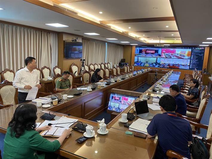 Thứ trưởng Ngô Thị Minh, chủ trì buổi kiểm tra trực tuyến công tác chuẩn bị cho Kỳ thi với 4 tỉnh