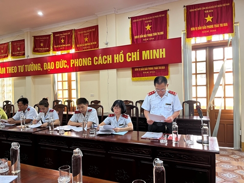 Thanh tra tại Ban Quản lý rừng phòng hộ huyện Trạm Tấu tỉnh Yên Bái