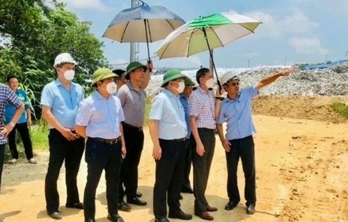 Thanh tra Hà Nội kiểm tra các khu liên hiệp xử lý chất thải của Thành phố