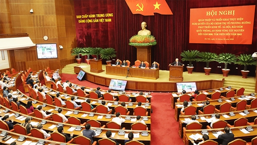 Hội nghị triển khai Nghị quyết của Bộ Chính trị về phát triển vùng Tây Nguyên