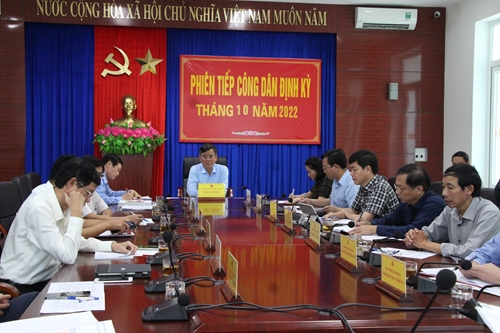 Lãnh đạo tỉnh Quảng Bình tiếp công dân định kỳ tháng 10 2022