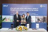 Tổ hợp Nghỉ dưỡng  Giải trí the Arena Cam Ranh chính thức ký kết hợp tác chiến lược với Absolute Hotel Services AHS , hướng tới chuẩn mực hóa chất lượng dịch vụ vận hành