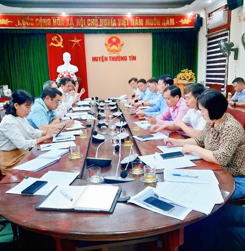 Chánh Thanh tra thành phố Hà Nội làm việc với UBND huyện Thường Tín