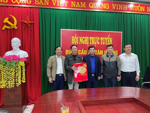 Chánh Thanh tra tỉnh Hà Giang thăm và chúc tết xã Tân Quang