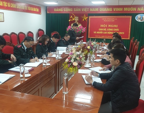 Công bố Quyết định thanh tra tại Ban Dân tộc tỉnh Sơn La