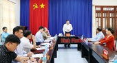 Bí thư Tỉnh ủy Bình Phước Nguyễn Mạnh Cường tiếp công dân định kỳ tháng 3