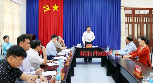 Bí thư Tỉnh ủy Bình Phước Nguyễn Mạnh Cường tiếp công dân định kỳ tháng 3