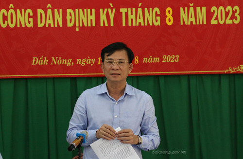 Kết quả từ sự vào cuộc cả hệ thống chính trị trong giải quyết khiếu nại, tố cáo tại Đắk Nông