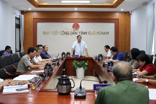 Ba bước trong quy trình giải quyết tố cáo của tỉnh Quảng Nam