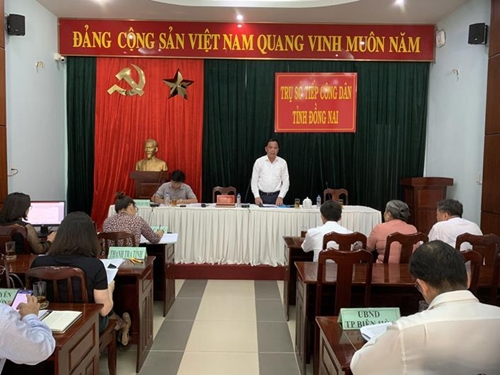 Quyền Chủ tịch UBND tỉnh Đồng Nai Võ Tấn Đức tiếp công dân định kỳ