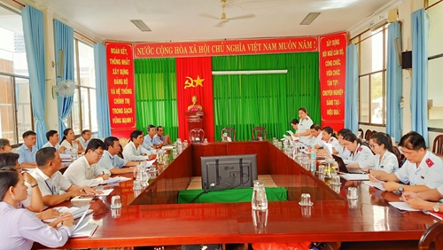 Thanh tra trách nhiệm việc thực hiện pháp luật về giải quyết khiếu nại, tố cáo đối với Chủ tịch UBND huyện Thanh Phú