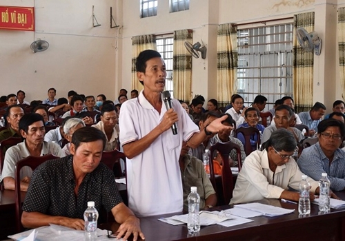 UBND tỉnh Cà Mau thông báo kết quả giải quyết đơn của các hộ dân xã Khánh Hòa