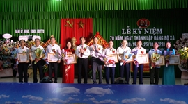 Đảng bộ xã Hoằng Đại, thành phố Thanh Hóa, tỉnh Thanh Hóa kỷ niệm 70 năm ngày thành lập