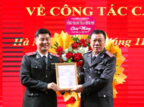 Công bố quyết định bổ nhiệm Phó Tổng Thanh tra Chính phủ Nguyễn Văn Cường