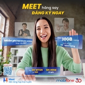 Giải pháp họp trực tuyến thế hệ mới Mobifone Meet - Nền tảng họp trực tuyến của Tổng công ty Viễn thông MobiFone