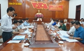 Bí thư Tỉnh ủy Cà Mau chỉ đạo phiên họp phòng, chống tham nhũng, tiêu cực