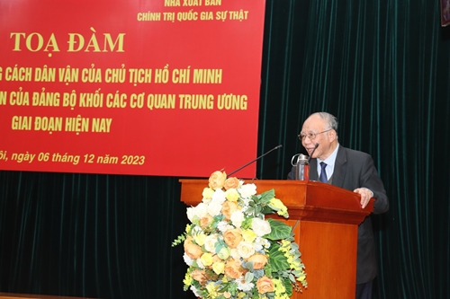 Học tập, vận dụng phong cách của Chủ tịch Hồ Chí Minh về dân vận