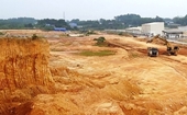 Yêu cầu thanh tra để tăng cường quản lý khai thác đất san lấp ở Thái Nguyên