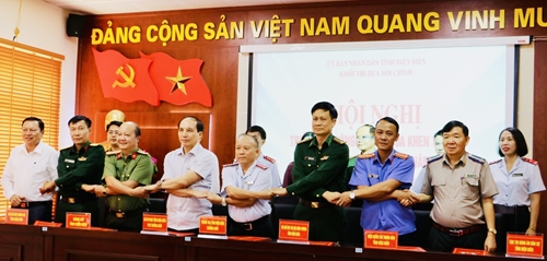 Thanh tra tỉnh Điện Biên chào mừng kỷ niệm 70 năm Chiến thắng Điện Biên Phủ