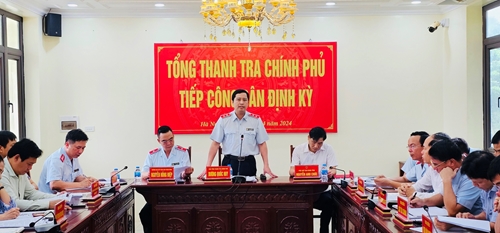 Phó Tổng Thanh tra Chính phủ Dương Quốc Huy tiếp vụ việc của ông Nguyễn Hữu Quảng