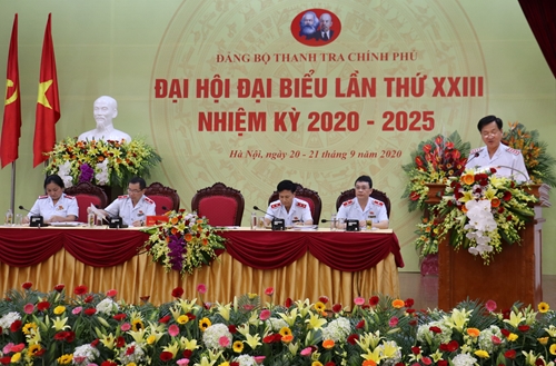 Phiên trù bị Đại hội đại biểu Đảng bộ Thanh tra Chính phủ lần thứ XXIII, nhiệm kỳ 2020-2025