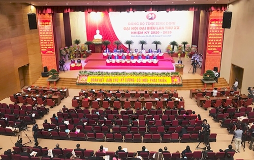 Khai mạc Đại hội Đại biểu Đảng bộ tỉnh Bình Định lần thứ XX nhiệm kỳ 2020-2025